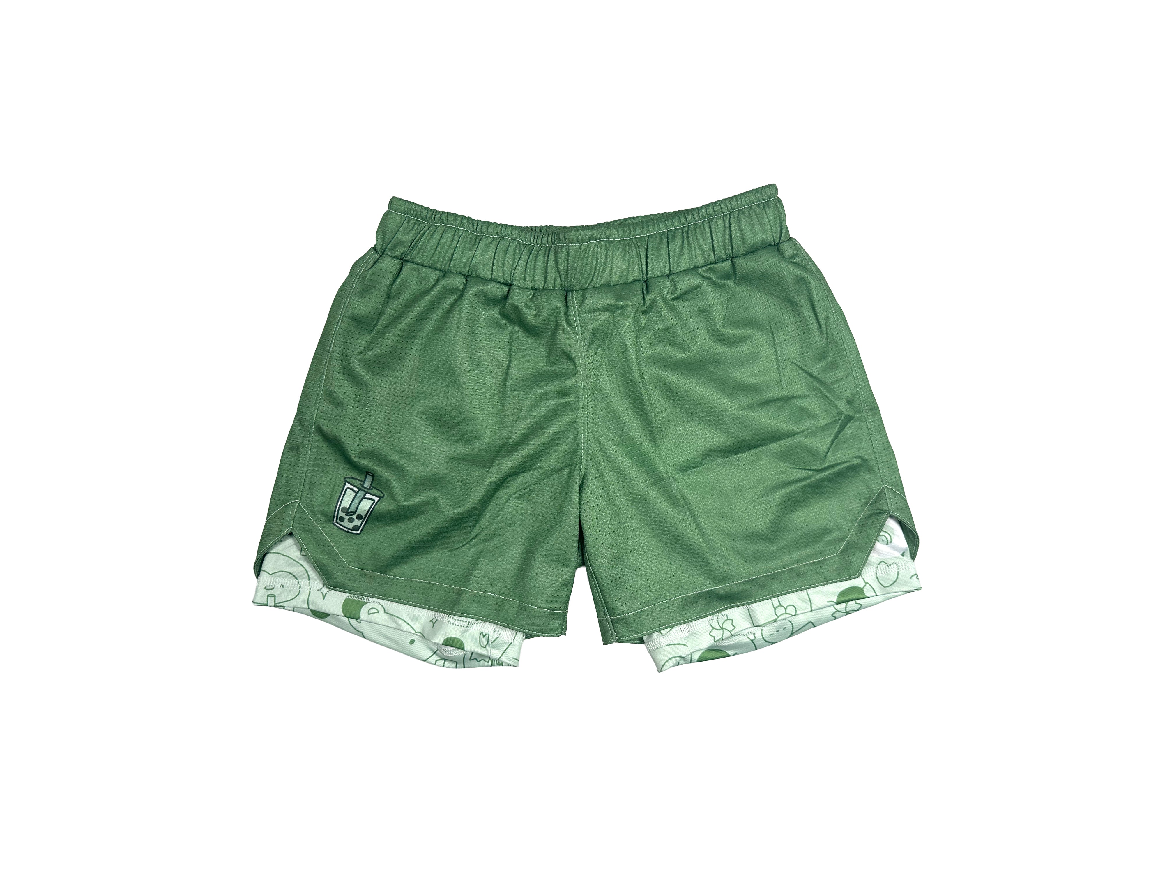 KIDS BOBA SERIES SHORTS MATCHA